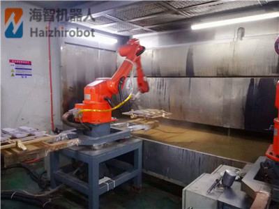 机器人喷漆台 回转自动喷漆转台(图3) 机器人喷漆台 回转自动喷漆转台(图3)