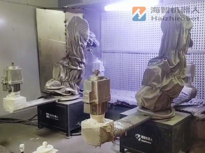 三轴喷涂转台+机器人(图4) 三轴喷涂转台+机器人(图4)